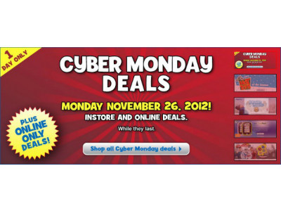 Toys "R" Us: Cyber Monday Deals
