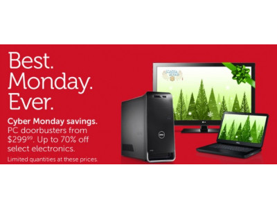 Dell Canada: Cyber Monday – PC Doorbusters & Up To 70% Off Select Electronics