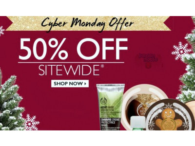The Body Shop Canada: Cyber Monday 50% off Site Wide & Free Shipping