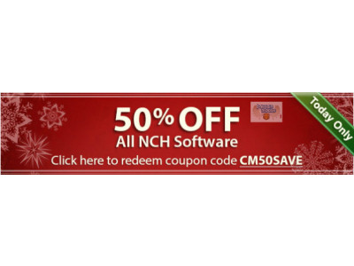 NCHSoftware.com: 50% off all NCH Software for Cyber Monday