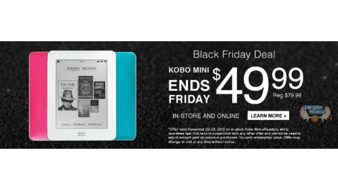 Chapters Canada: $30 off Kobo Mini - Now $49.99!