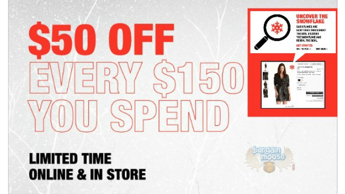 Armani Exchange Canada: $50 Off Every $150 Spent + Reveal The Snowflake Deal