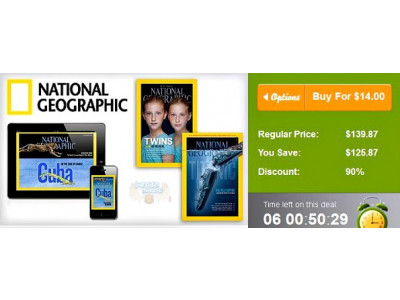 WagJag Canada: Save 90% off National Geographic Subscription