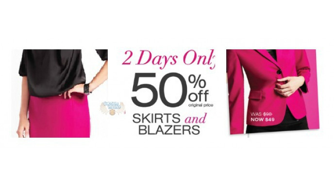 Cleo Canada: 50% Off Skirts & Blazers (Expires Tonight!)