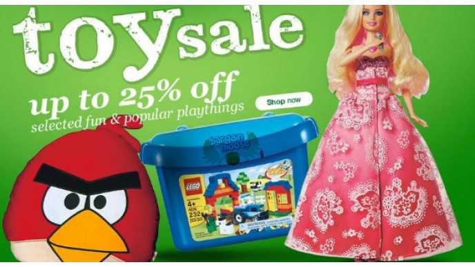 Sears Canada: Huge Toy Sale up to 50% off