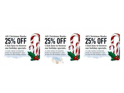 Bookcloseouts: Save an Additional 25% on Christmas Books