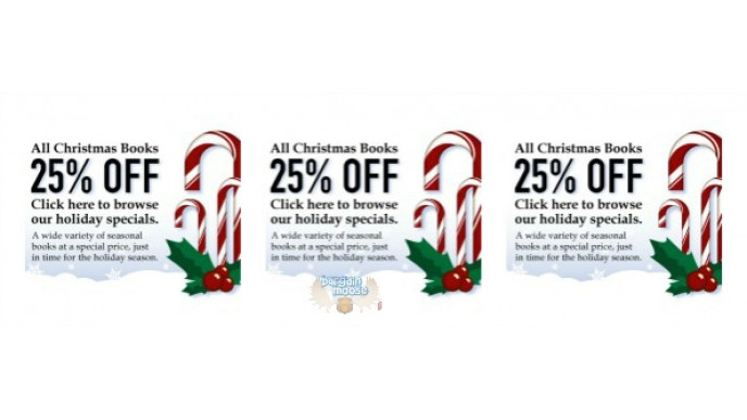 Bookcloseouts: Save an Additional 25% on Christmas Books