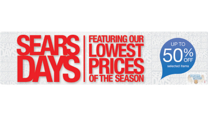 Sears Days: Lowest Prices of the Season