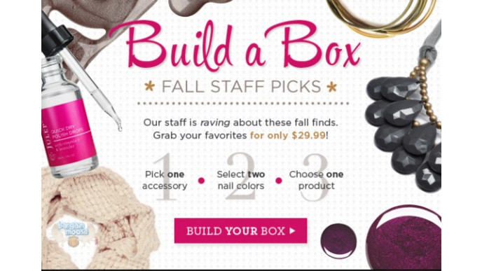 Julep Canada: Build A Box w/ Fall Staff Picks - $60 Value For $29.99