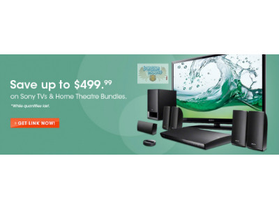 Sony.ca: Save up to $500 When You Bundle Home Entertainment Systems