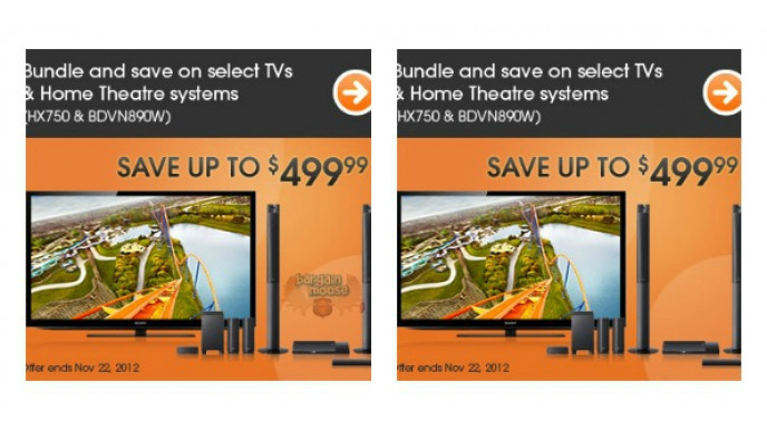 Sony Canada: Bundle Select TV's & Home Theatre Systems & Save Up To $499.99