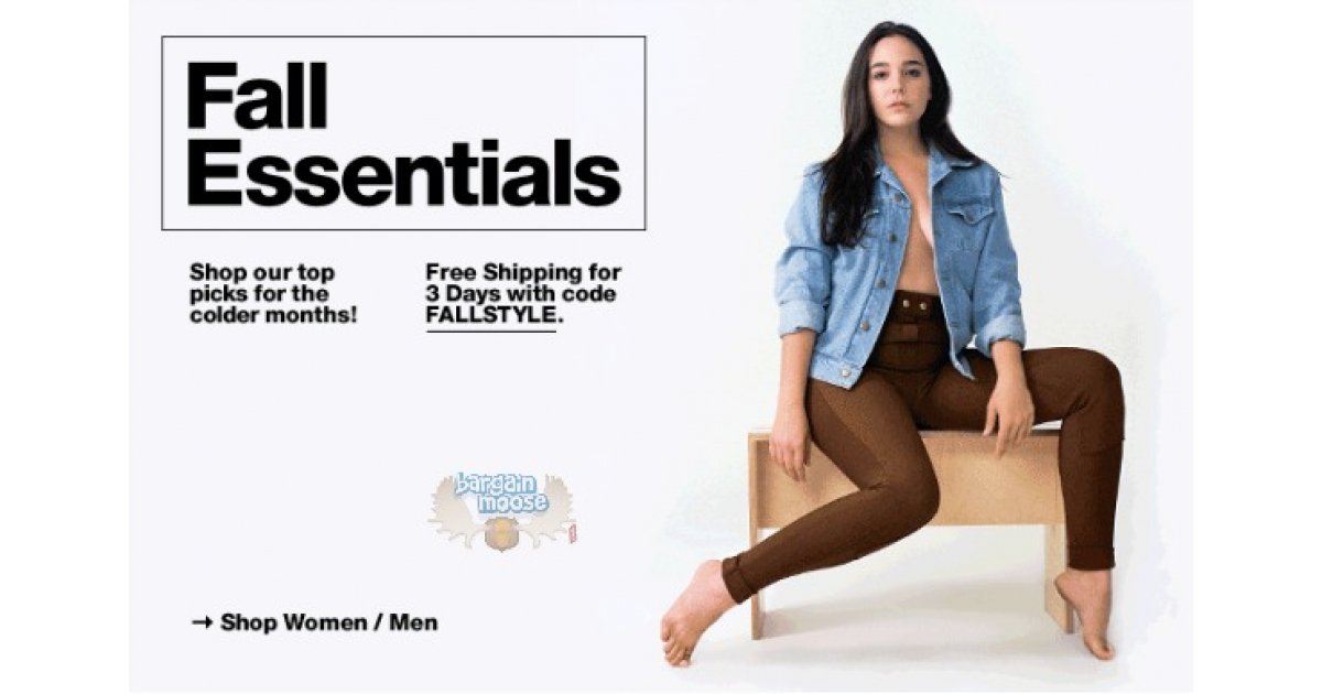 American Apparel Canada Promo Code For Free Shipping, No Minimum Spend