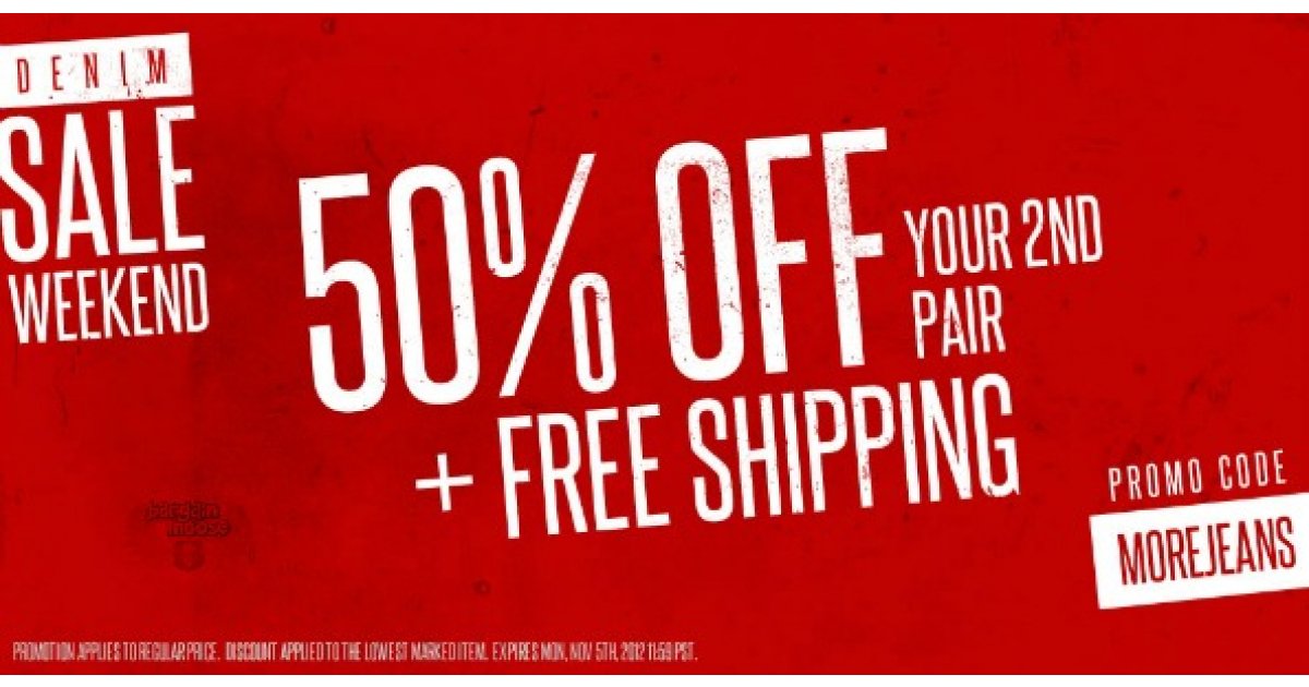 Warren's CanadaPromo Code Denim Sale Weekend 50 Off Your Second