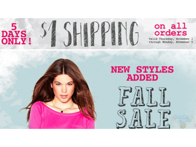 Garage Canada: 15% Discount & $1 Shipping! 