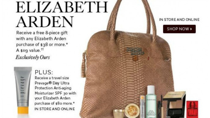 The Bay Canada: Free 8 Piece Gift w/ $38 Elizabeth Arden Purchase