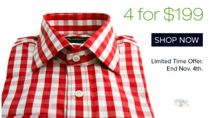 Spier And Mackay Canada: 4 Handmade Shirts For $199