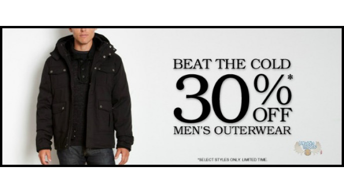 Roots Canada: 30% Off Men’s Outerwear 