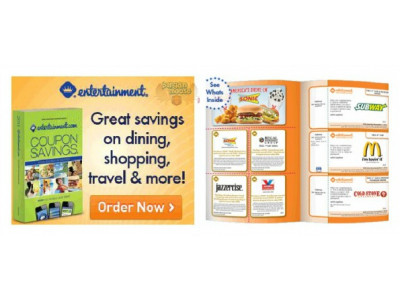 Entertainment Books: $5 off + Free Shipping