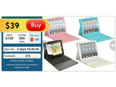 DealFind Canada: $39 for iPad Leather Case w/ Bluetooth Keyboard (Taxes & Shipping Included)