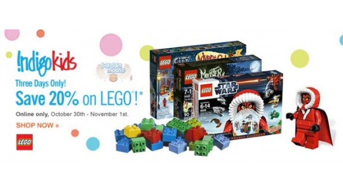 Chapters Canada: 20% Off Lego