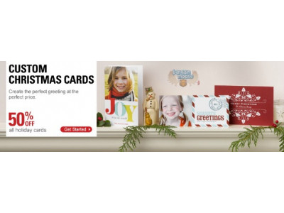 Vista Print Canada: 50% Off All Holiday Cards