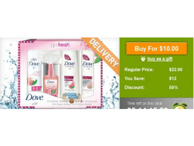 WagJag Canada: $10 for a Dove Go Fresh Women's Hair & Body Gift Pack