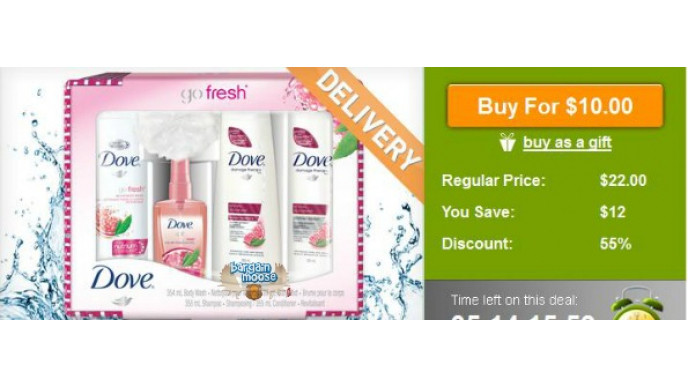 WagJag Canada: $10 for a Dove Go Fresh Women's Hair & Body Gift Pack