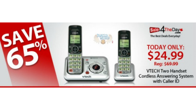 Sale 4 The Day Canada: VTECH 2 Handset Cordless Answering System $24.99