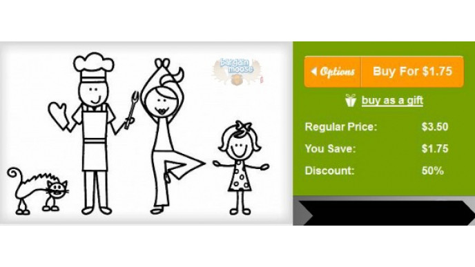 WagJag Canada: Up to 71% off Family Stickers, Shipping Included