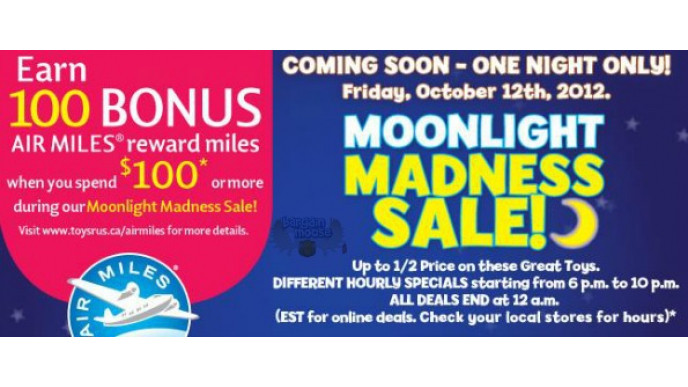 Toys R Us Canada: Moonlight Madness Sale