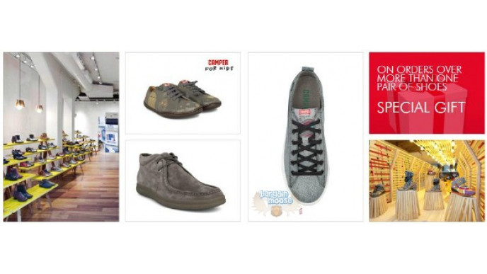 Camper: Free Shipping to Canada, Free Gift With 2 Pair Purchase