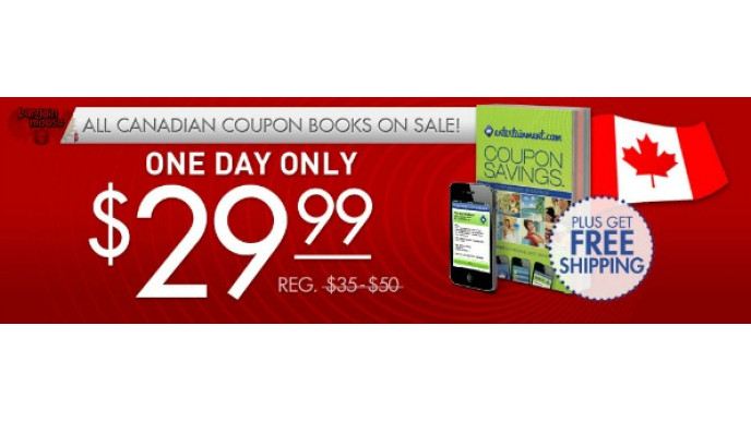 Entertainment Book: One Day All books $29.99