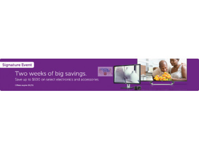 Dell.ca: Signature Event - Save up to $600 on Select Electronics and High End PCs