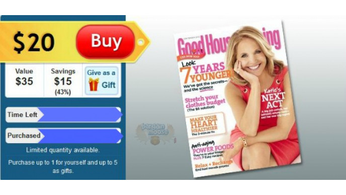 DealFind Canada: 2 Year Subscription to Good Housekeeping Magazine Canada for $20
