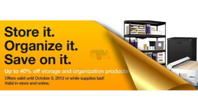 Staples Canada: Save up to 40% on Storage & Organization