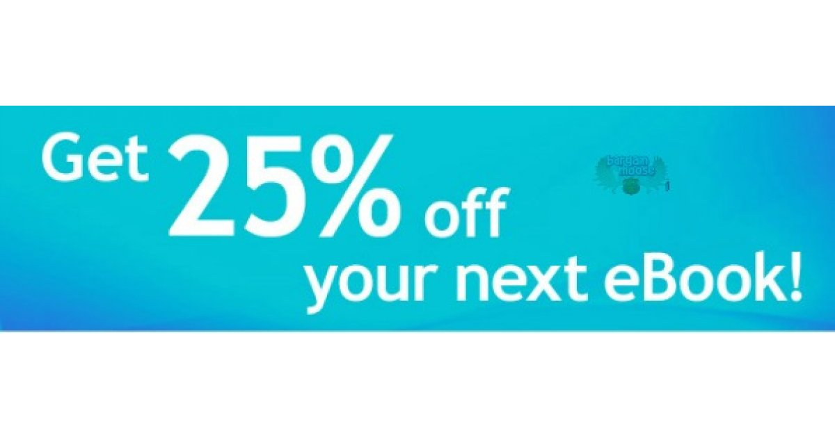 Kobo Books Promo Code Save 25