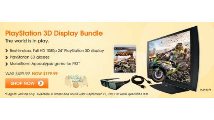 Sony Canada Promo: Playstation 3D Display Bundle Just $179.99