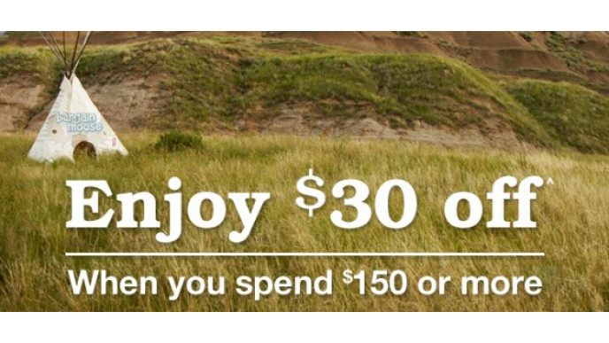 Roots Canada: $30 off $150