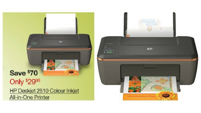 Staples Canada: HP Deskjet 2510 Colour Inkjet All-in-One Printer Was $99.98 | Now $29.98