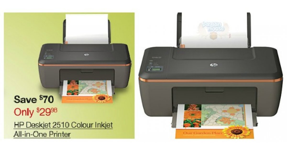 Staples Canada HP Deskjet 2510 Colour Inkjet AllinOne Printer Was
