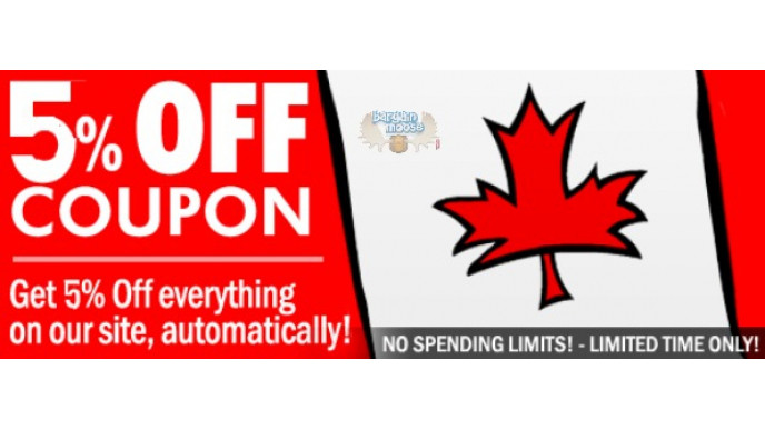 Buy Canada: 5% Off Everything On The Site