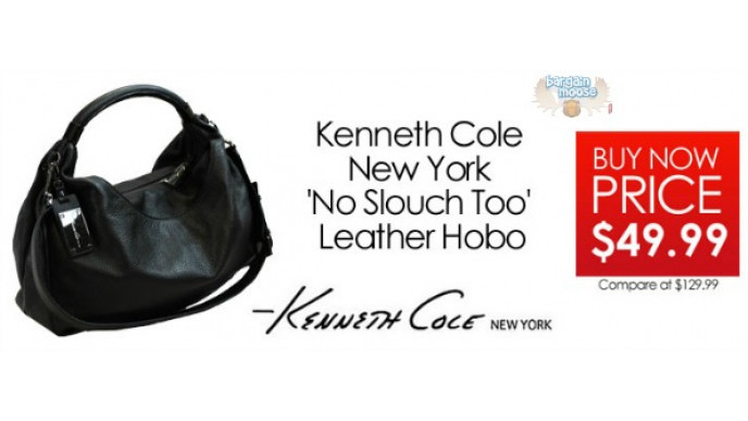 Pricematters: Kenneth Cole New York 'No Slouch Too' Leather Hobo $49.99 (Reg $129.99)