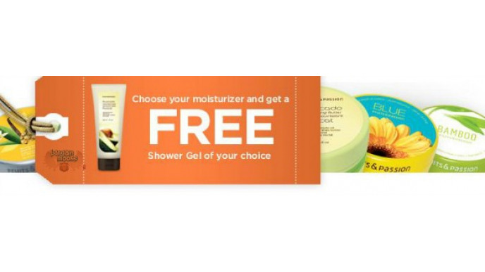 Fruits & Passion: Free Shower Gel with Moisturizer Purchase