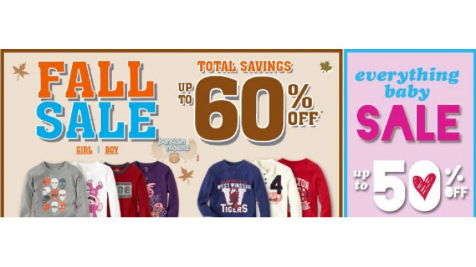 The Children's Place: Fall Sale Up to 60% Off