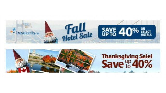 Travelocity.ca: Thanksgiving & Fall Sales up to 40% off