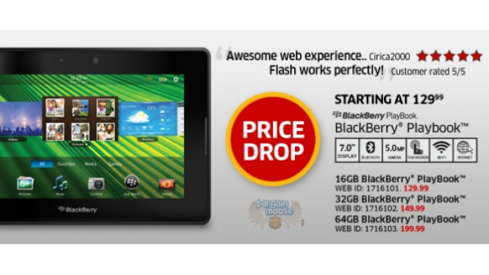 The Source Canada: Price Drop on Blackberry Playbooks