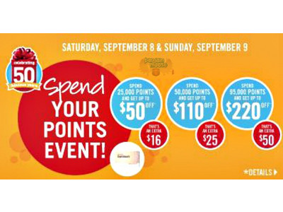 Shoppers Drug Mart: Spend your Points Event