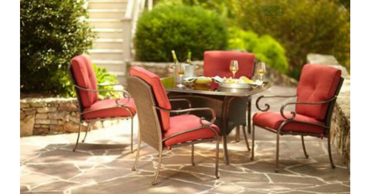 Home Depot 50 Off Martha Stewart Cedar Island 5 Piece Patio Set Now