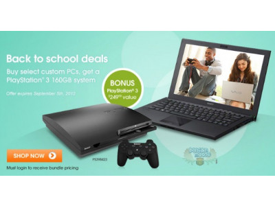 Sony Canada: Purchase Select Custom PCs & Get Bonus PS3 160GB System