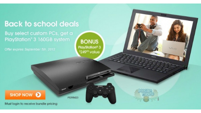 Sony Canada: Purchase Select Custom PCs & Get Bonus PS3 160GB System